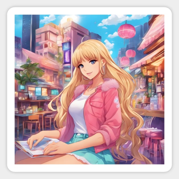 Campus Chronicles Sticker by animegirlnft